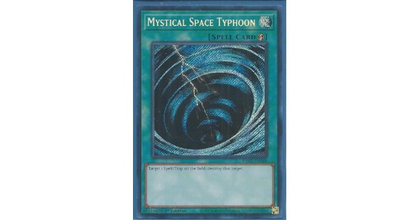 RA02-EN048S Mystical Space Typhoon – Secret Rare